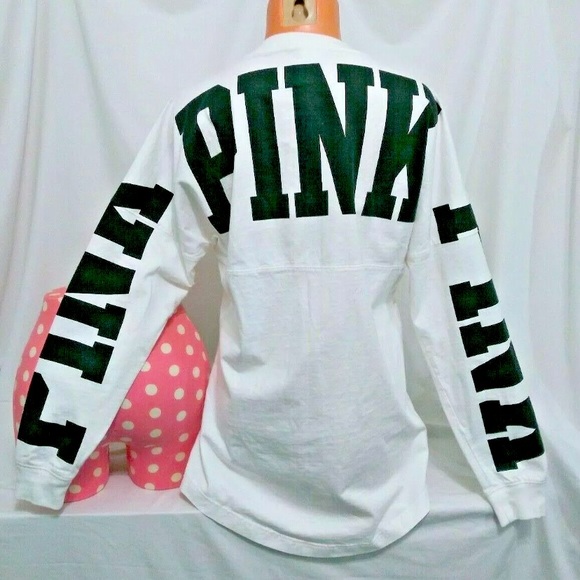Vs Pink Rare Varsity Crew - Picture 1 of 5